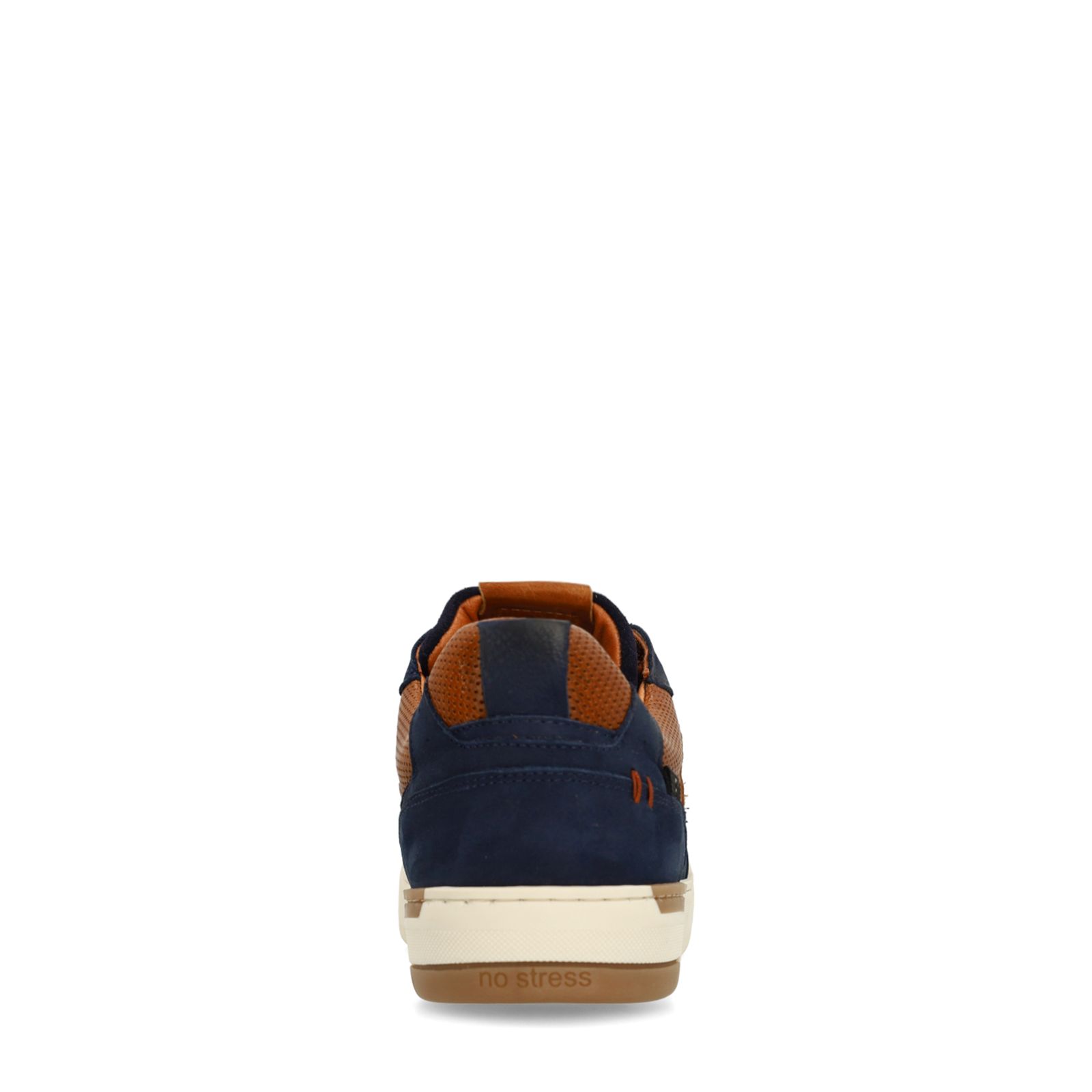 Marineblaue Nubuk-Sneaker