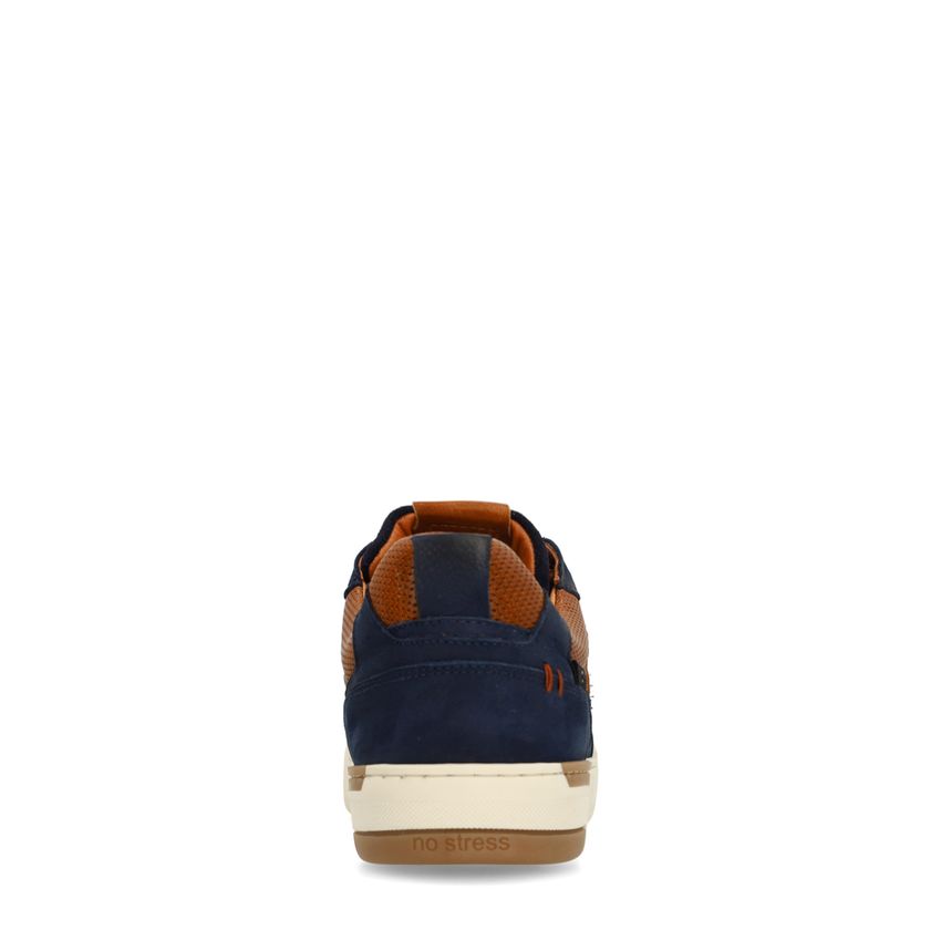 Navy blauwe nubuck sneakers