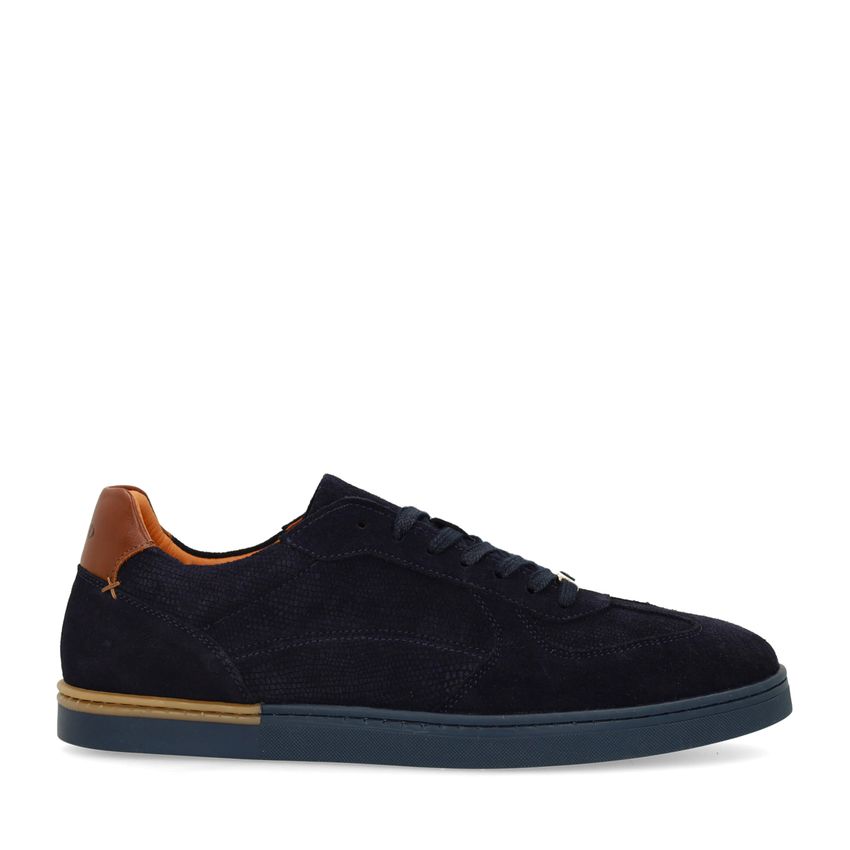 Navy suède sneakers