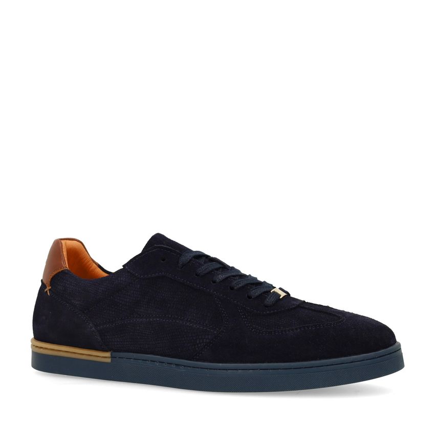 Navy suède sneakers
