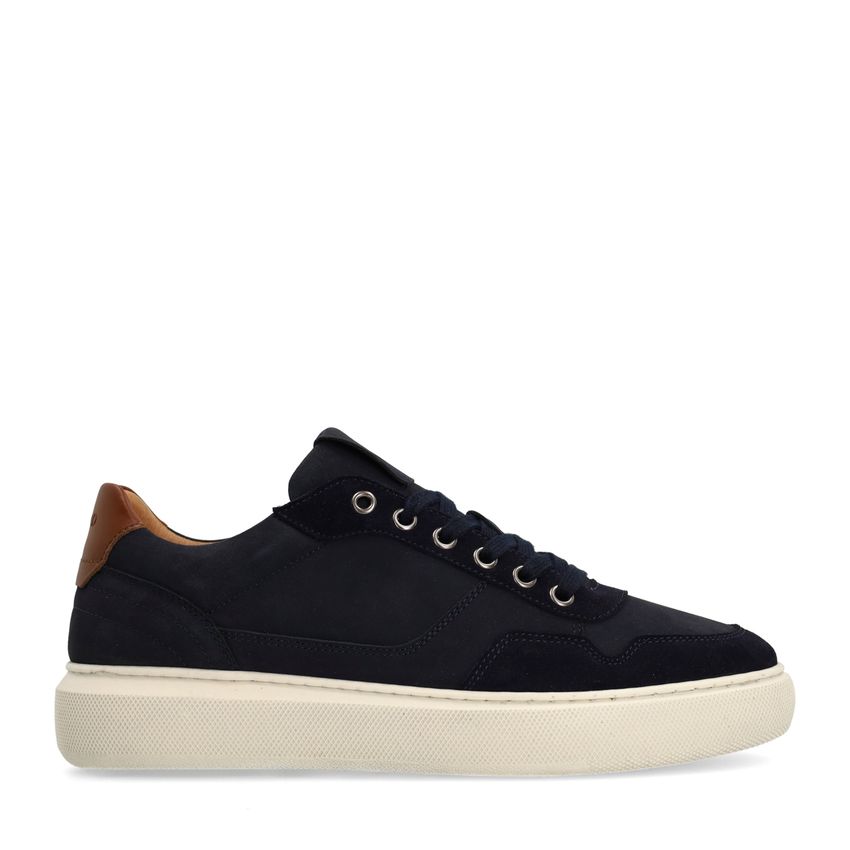 Navy nubuck sneakers