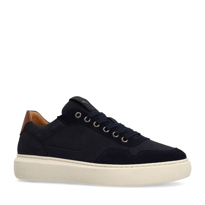 Navy nubuck sneakers