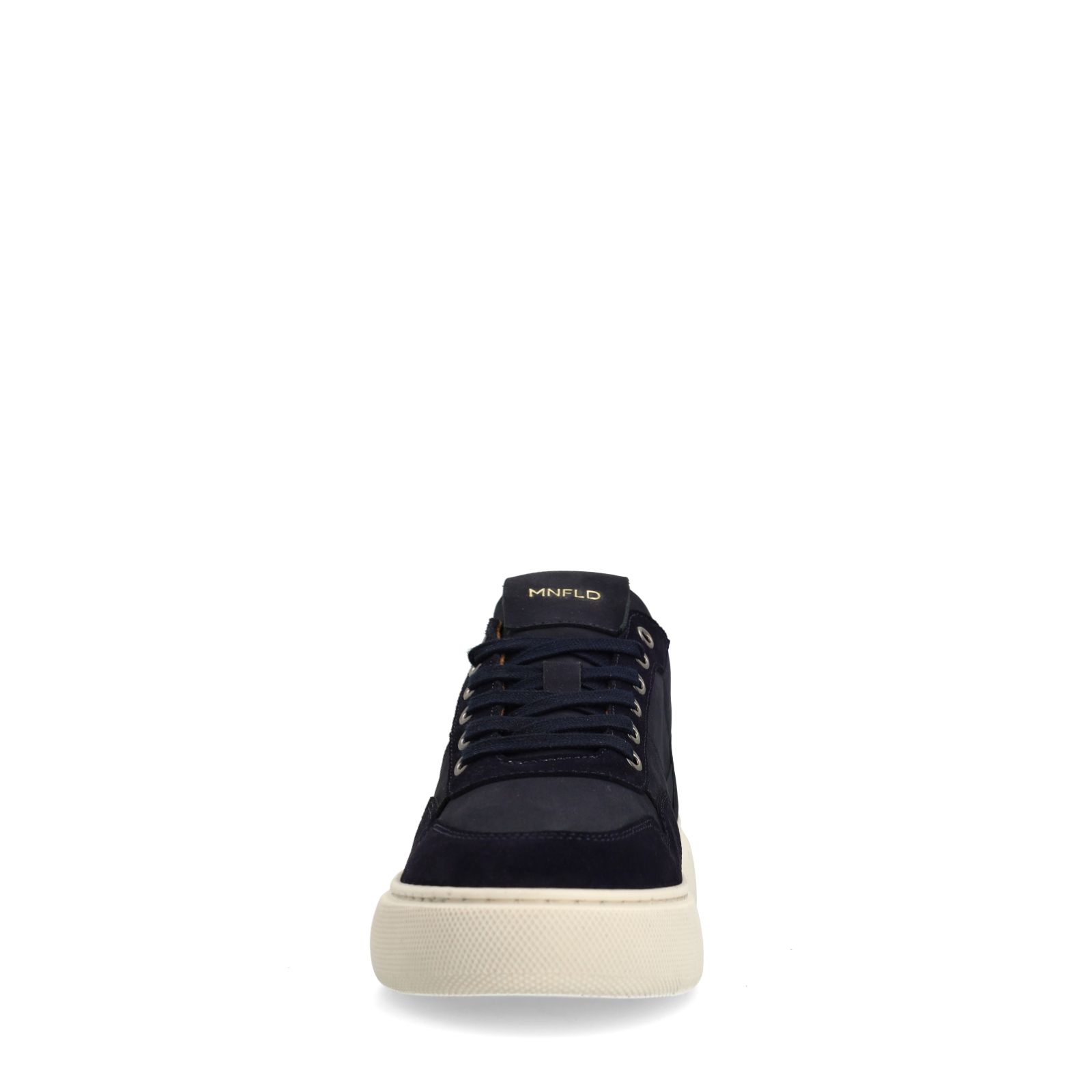 Donkerblauwe nubuck sneakers