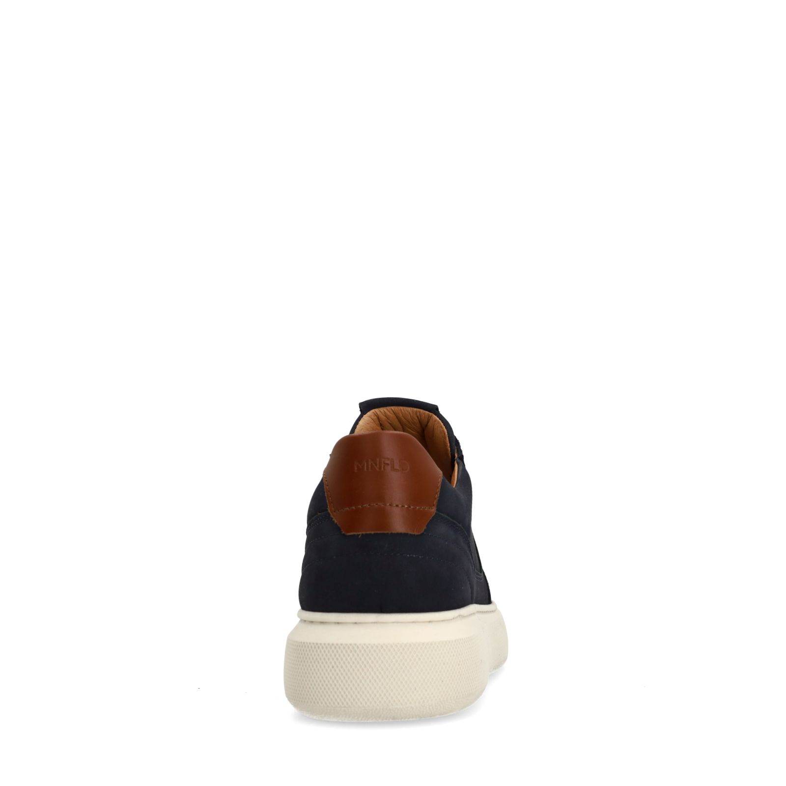 Donkerblauwe nubuck sneakers