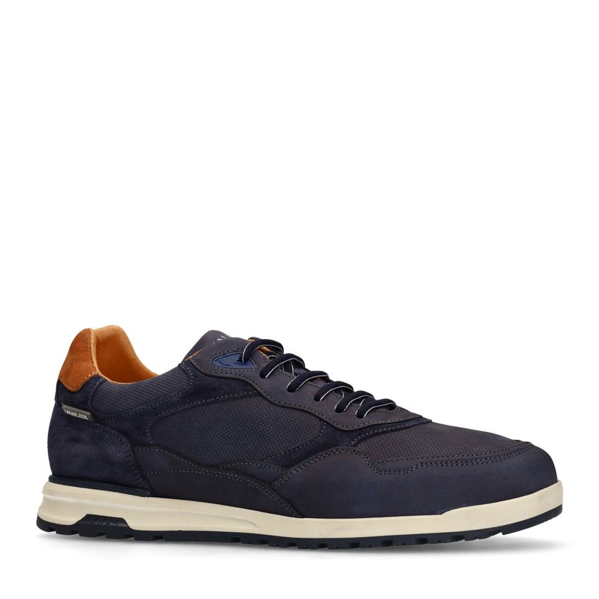 Navy nubuck sneakers