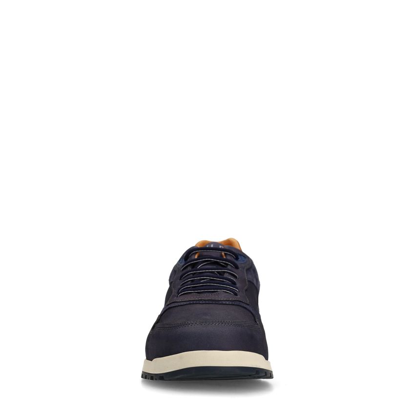 Navy nubuck sneakers