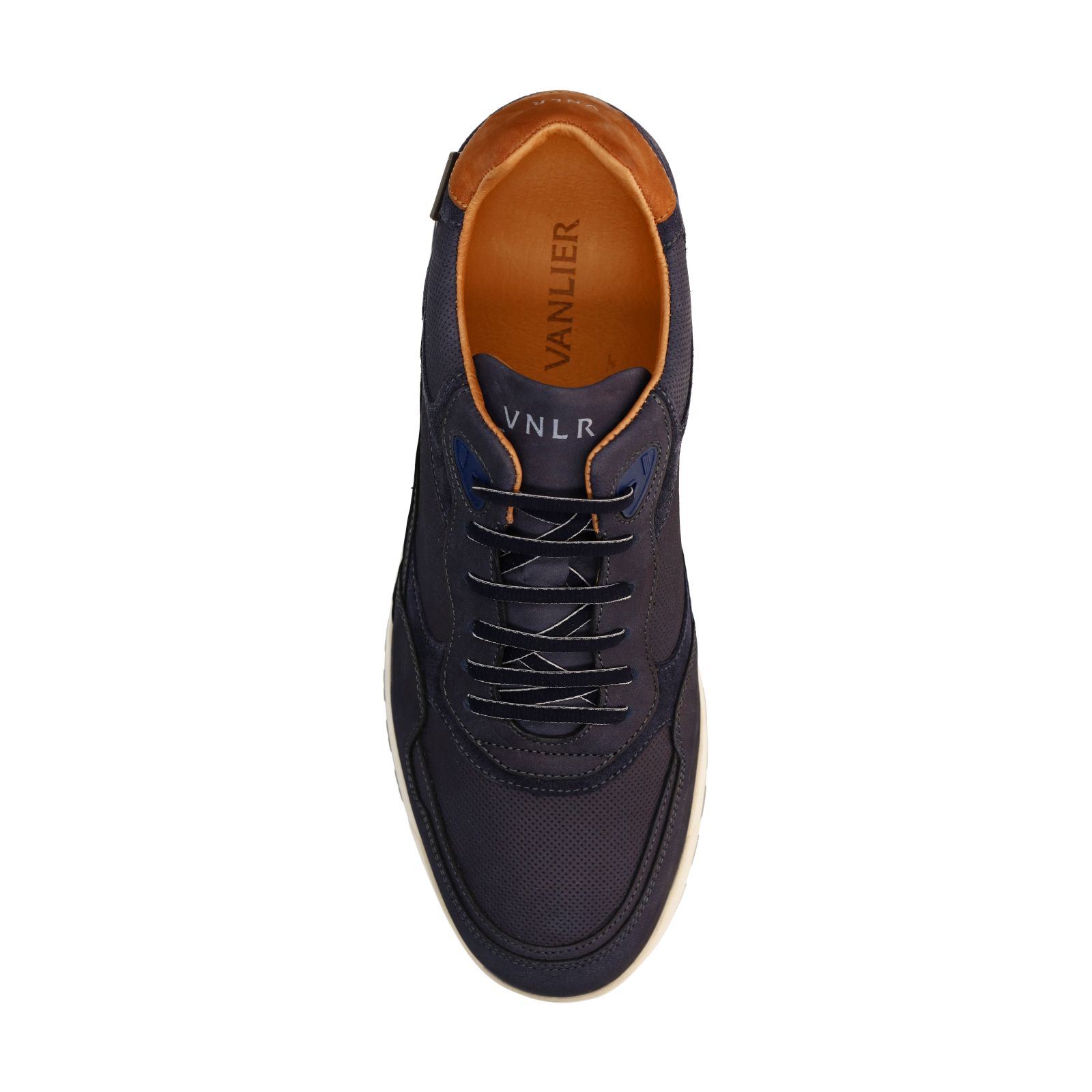 Donkerblauwe Ravello nubuck sneakers