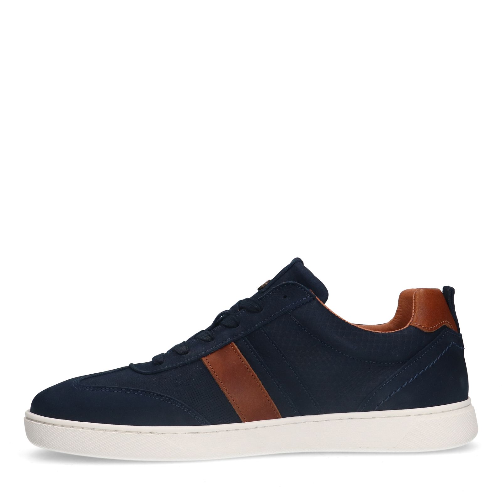 Blauwe nubuck sneakers