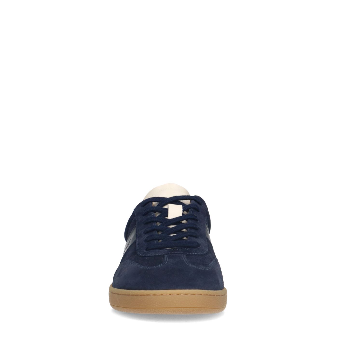 Donkerblauwe suède sneakers