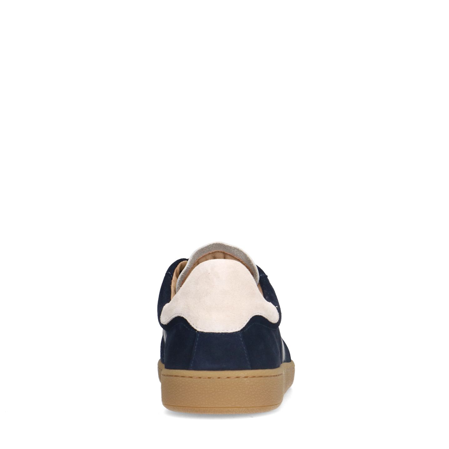 Donkerblauwe suède sneakers