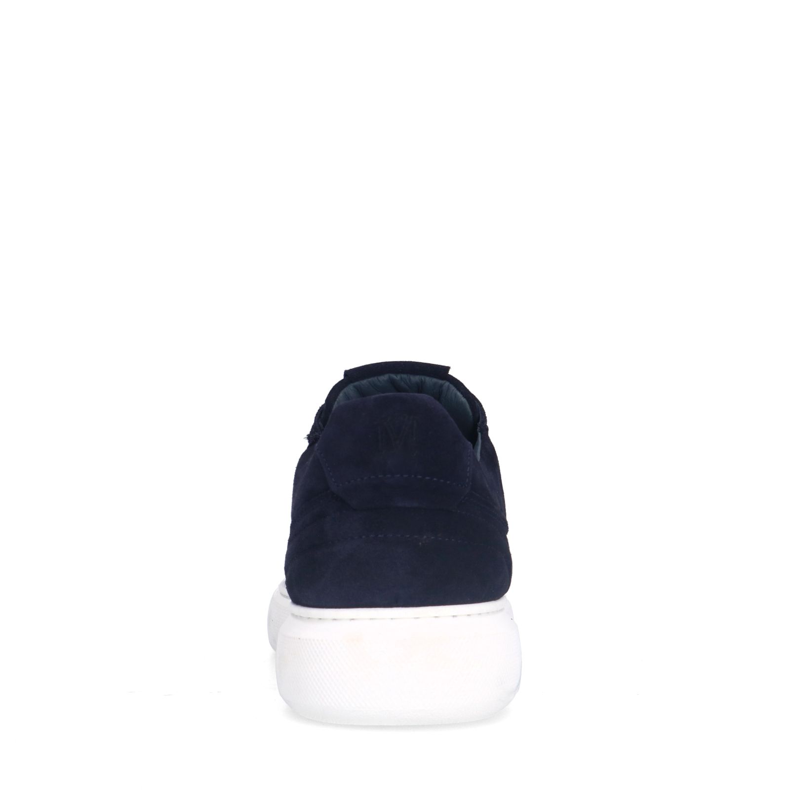 Donkerblauwe suède sneakers