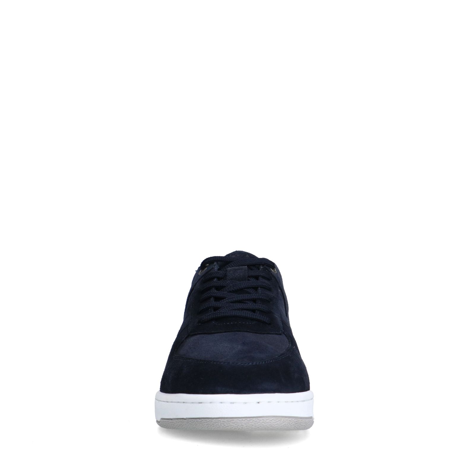 Marineblaue Veloursleder-Sneaker