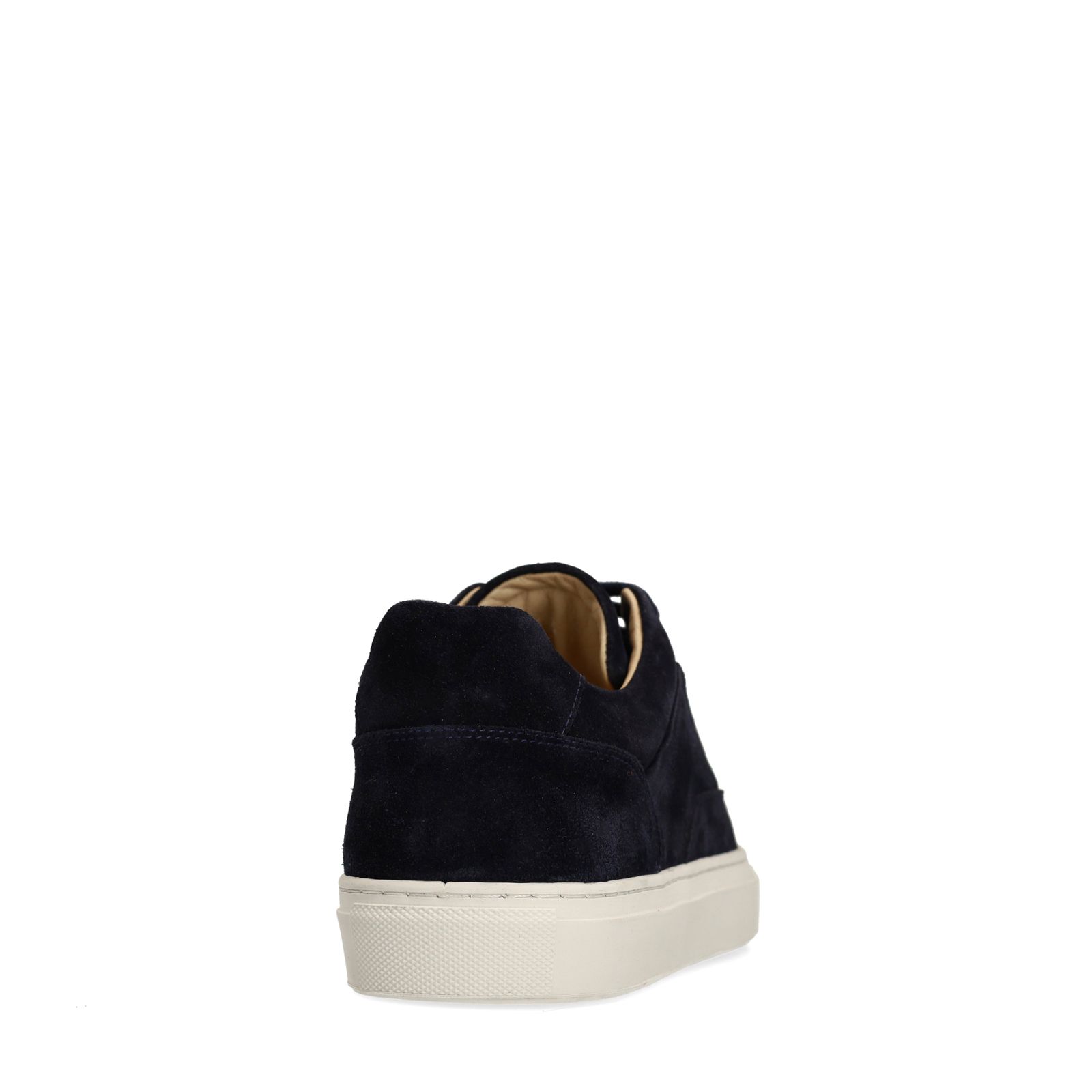 Donkerblauwe suède sneakers