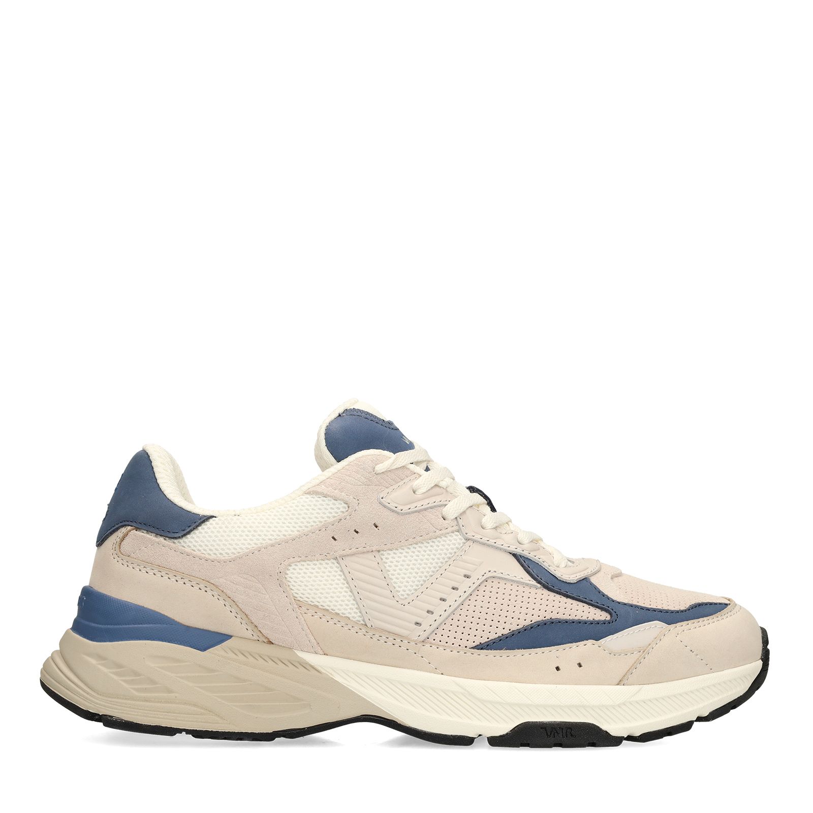 Blaue Nubuk-Sneaker