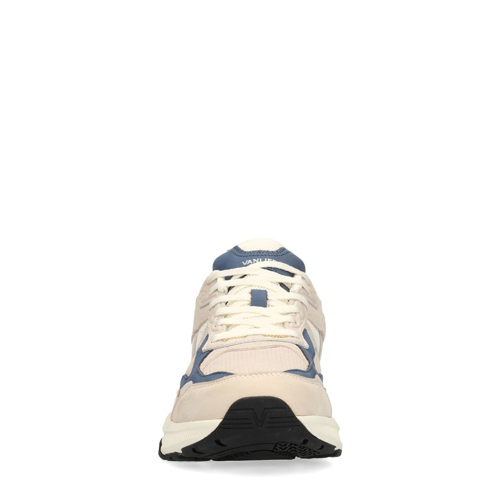 Blaue Nubuk-Sneaker