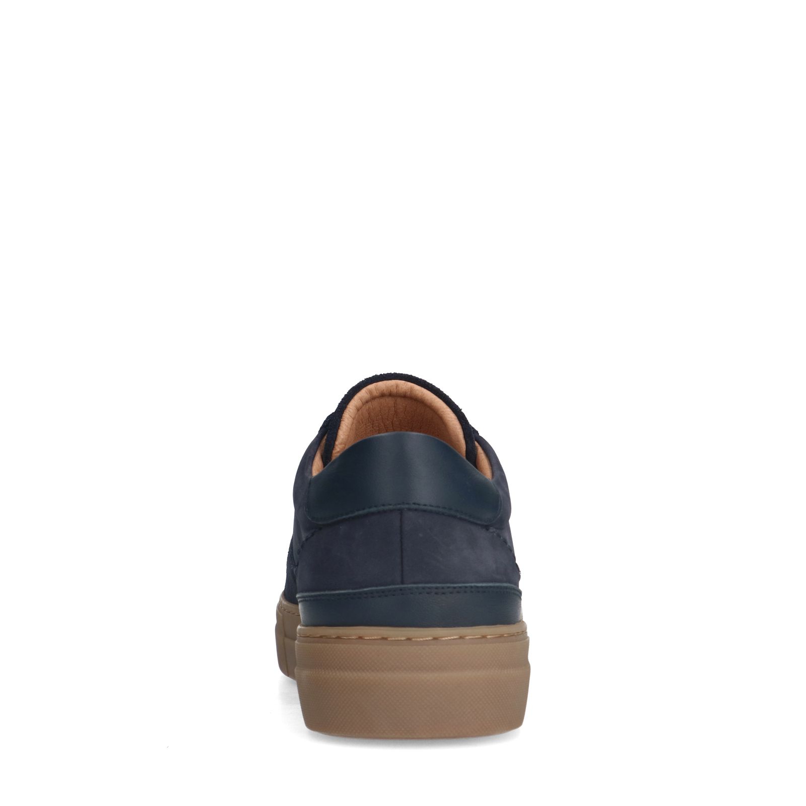 Blauwe suède sneakers