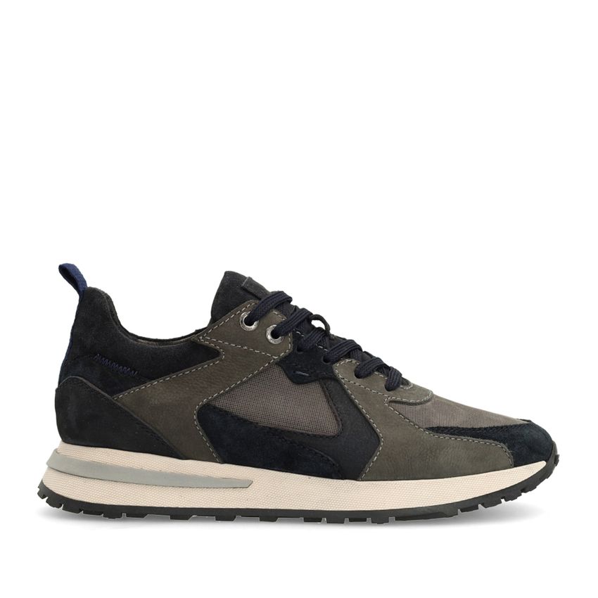 Navy nubuck sneakers