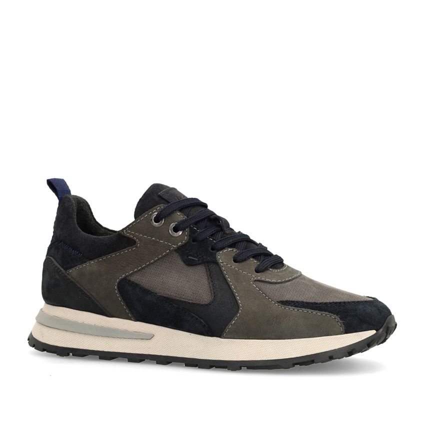 Navy nubuck sneakers