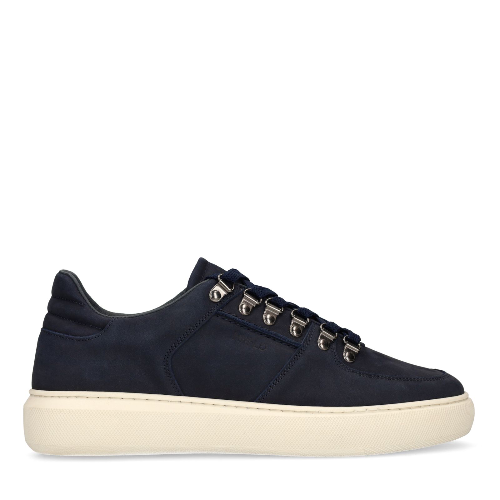 Donkerblauwe nubuck sneakers