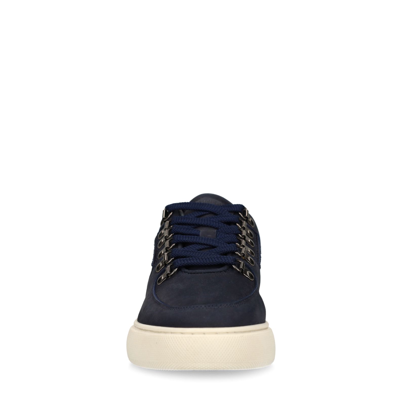 Dunkelblaue Nubuk-Sneaker