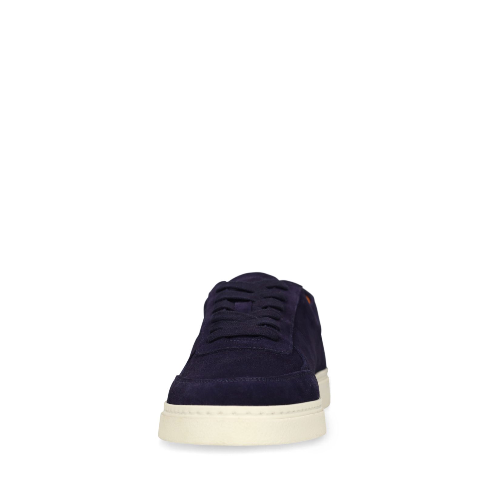 Blaue Veloursleder-Sneaker