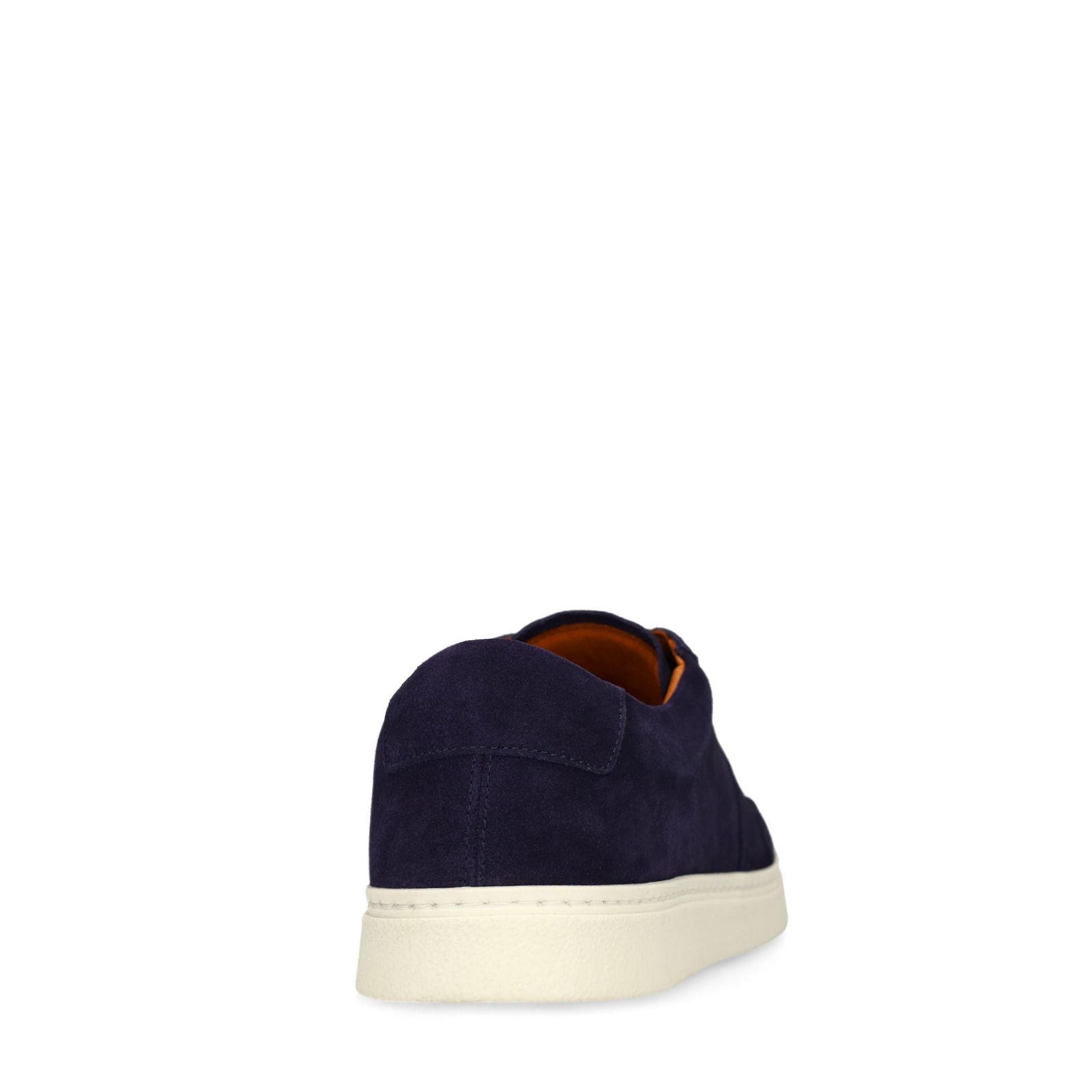 Blaue Veloursleder-Sneaker