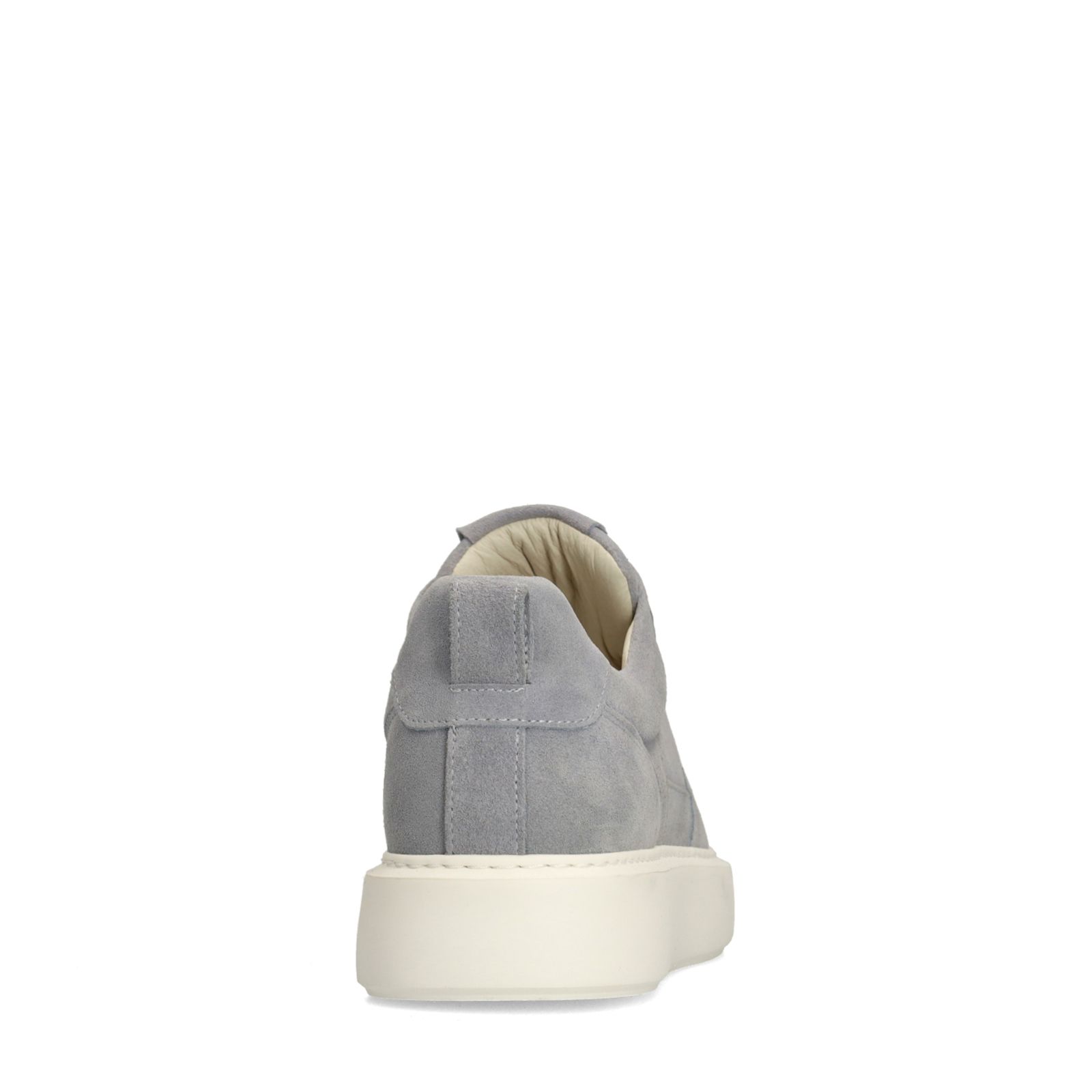 Hellblaue Veloursleder-Sneaker
