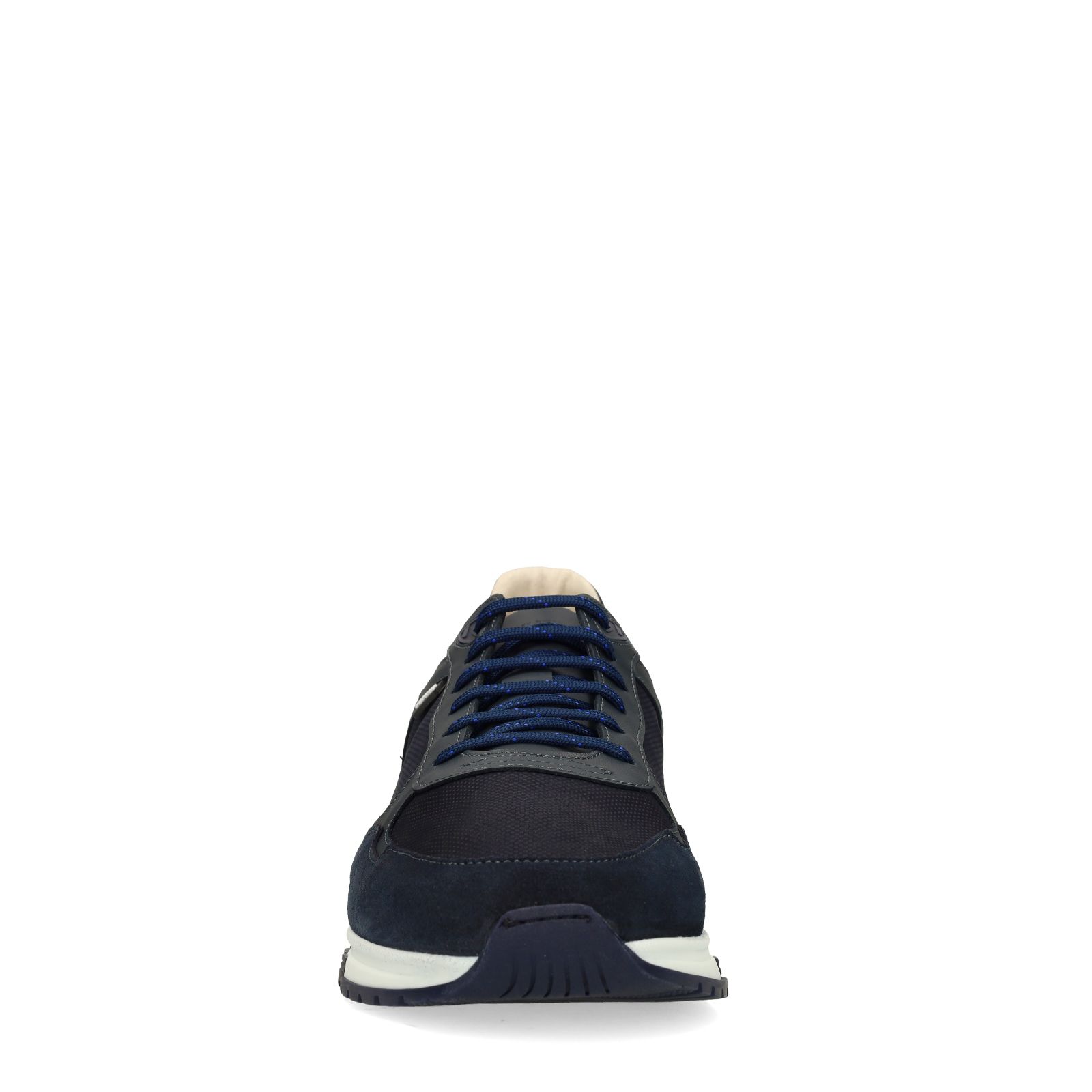 Donkerblauwe Veneto suède sneakers