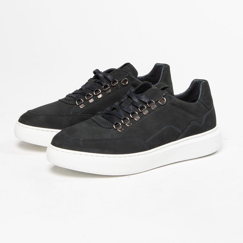 Navy nubuck sneakers