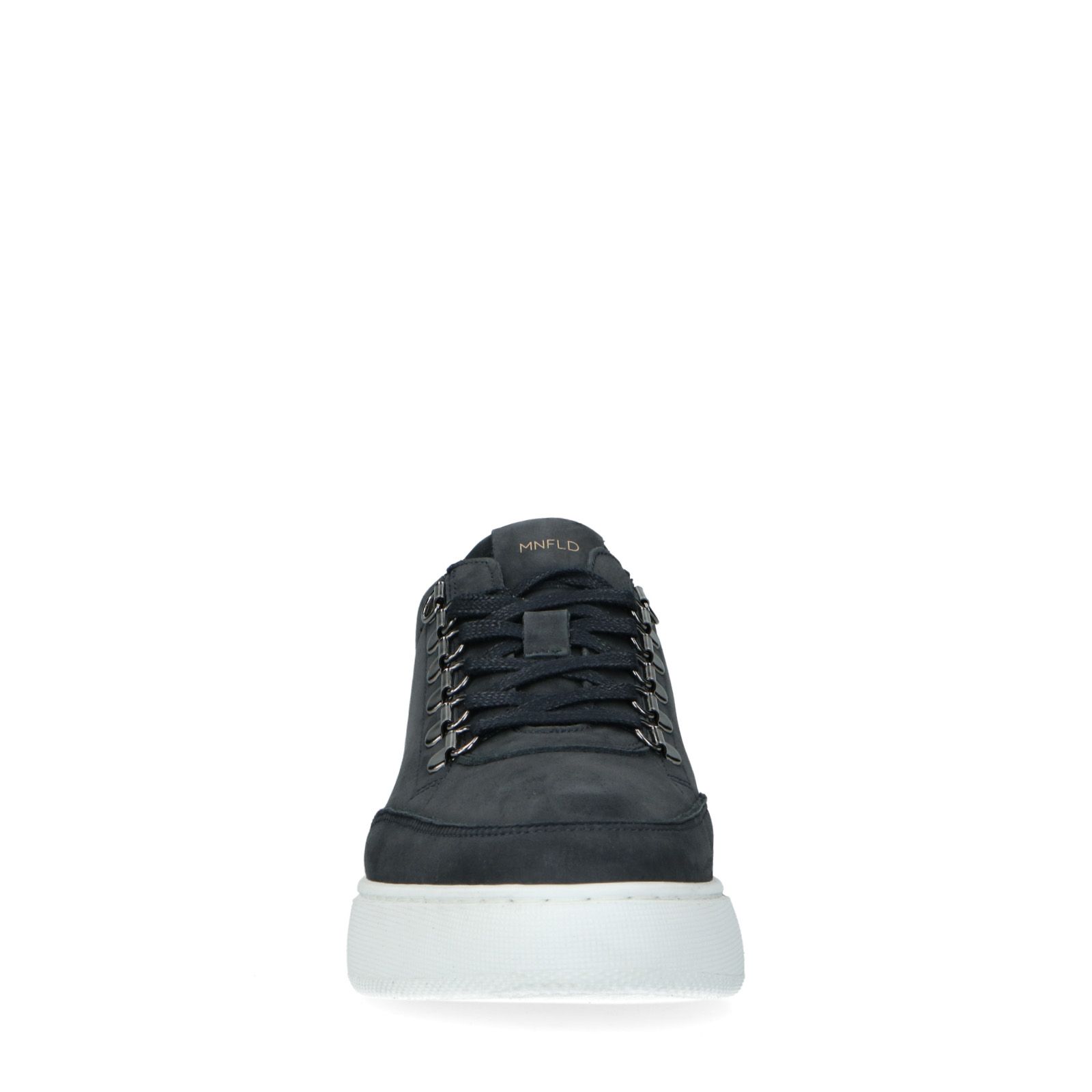 Donkerblauwe nubuck sneakers