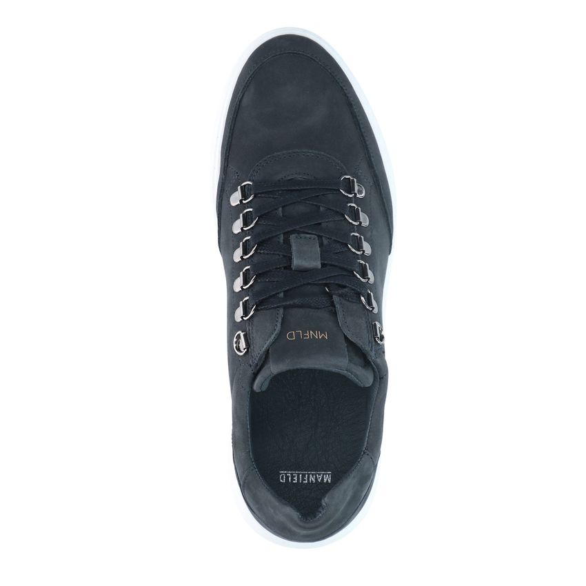 Navy nubuck sneakers