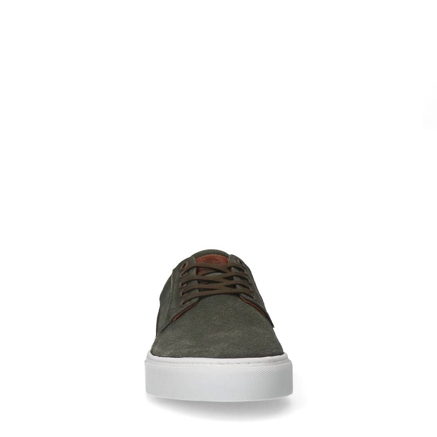 Khaki canvas sneakers