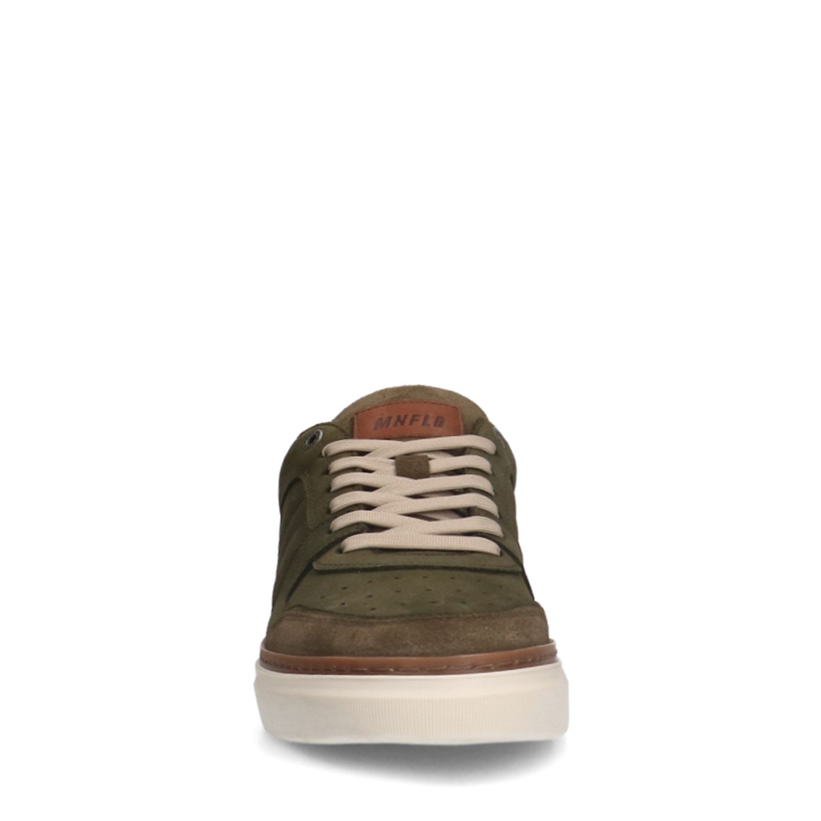 Khaki nubuck sneakers