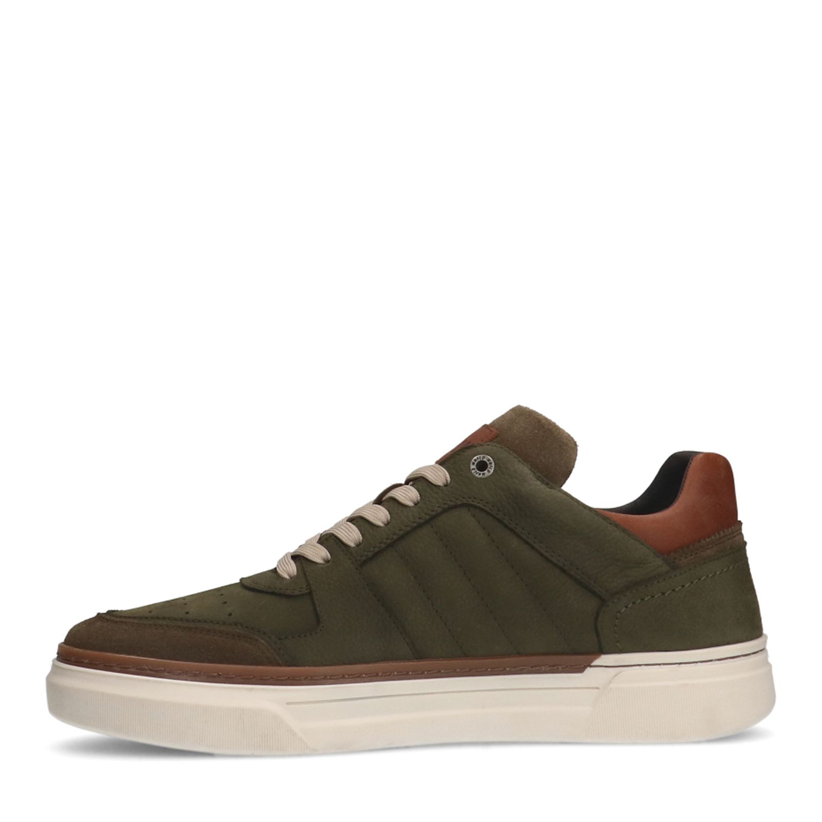 Khaki nubuck sneakers