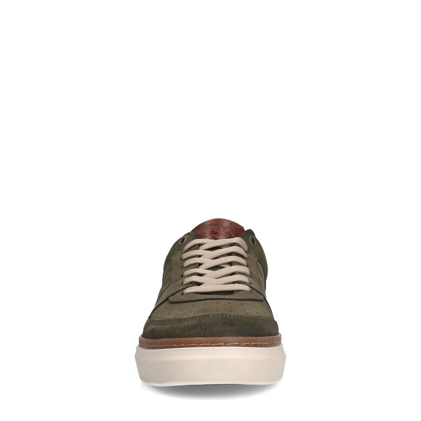 Khaki nubuck sneakers