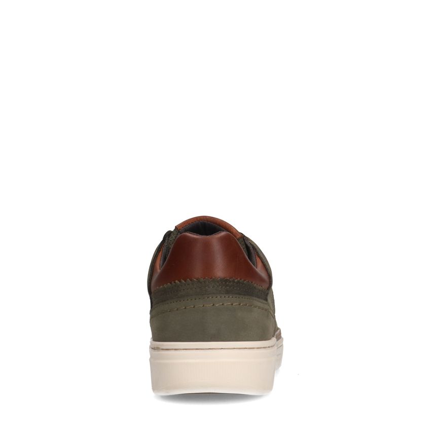 Khaki nubuck sneakers