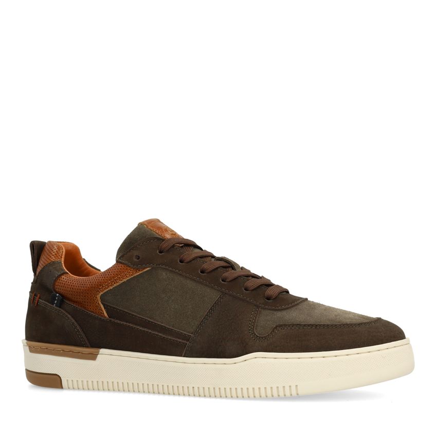 Grüne Nubuk-Sneaker