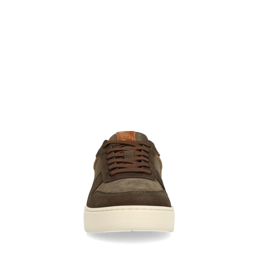 Grüne Nubuk-Sneaker