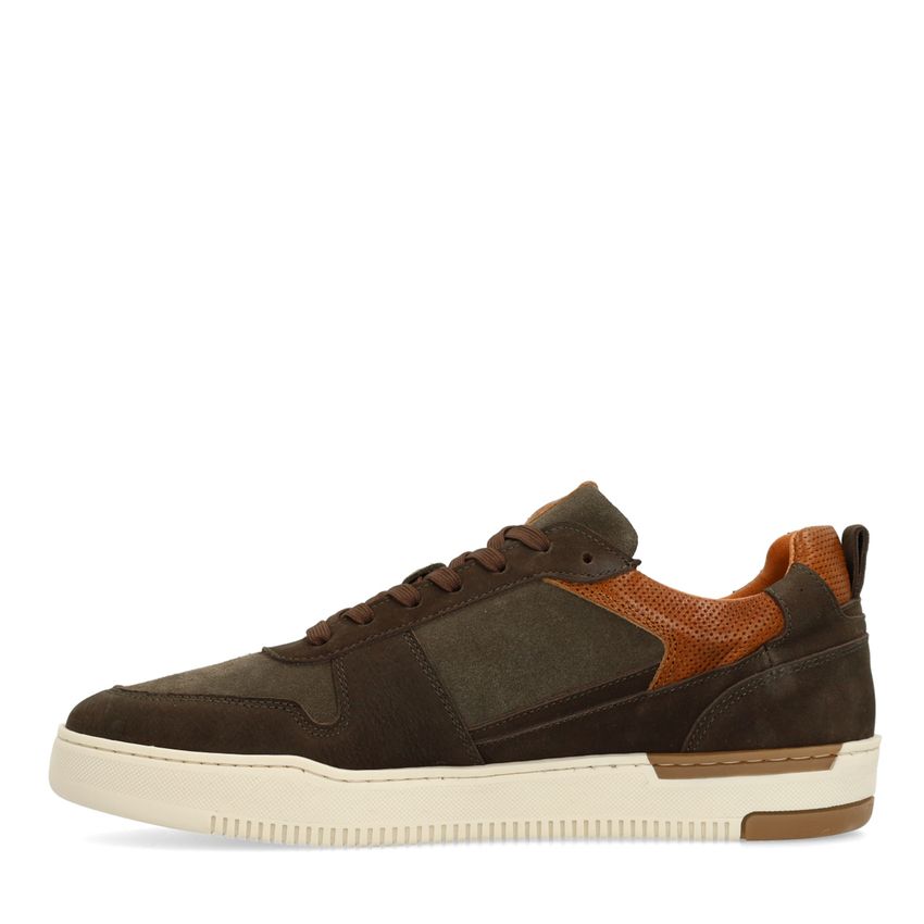 Grüne Nubuk-Sneaker