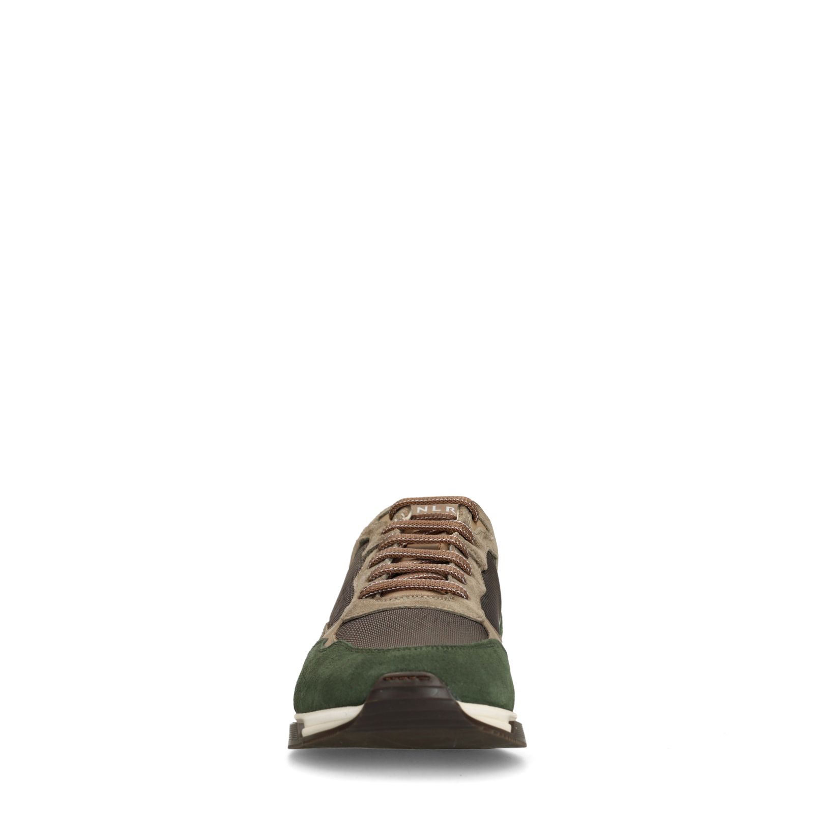 Groene suède sneakers