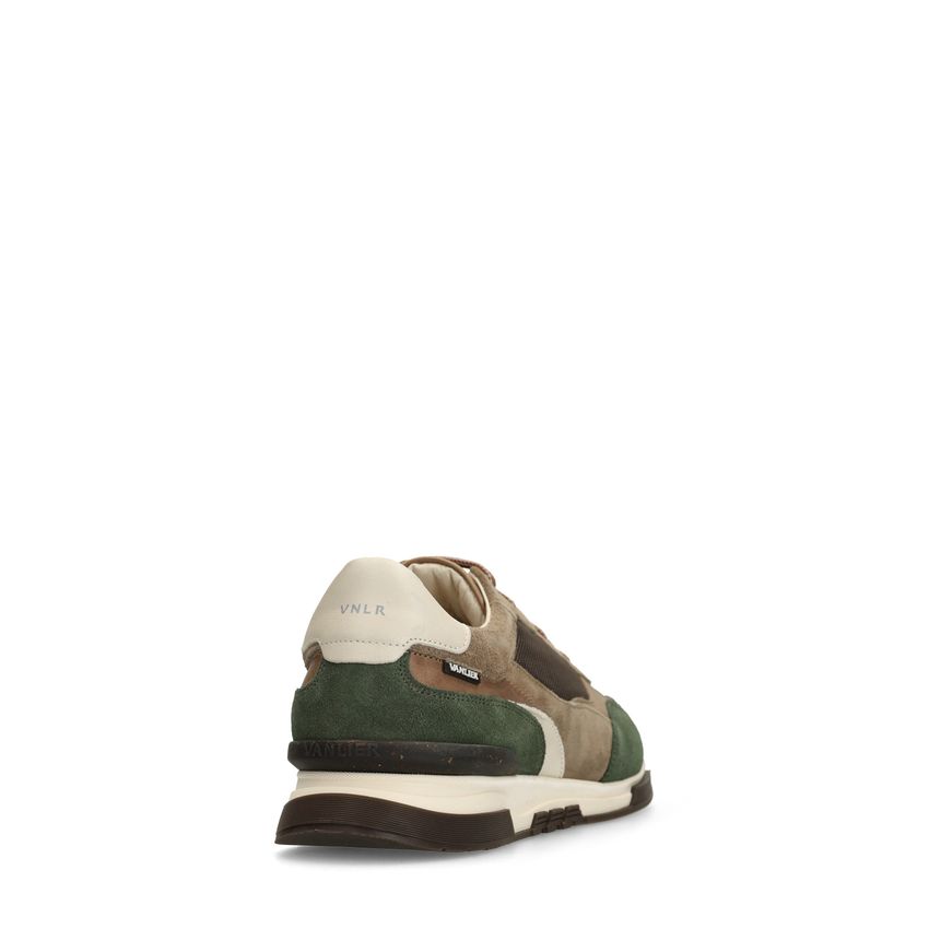 Groene suède sneakers