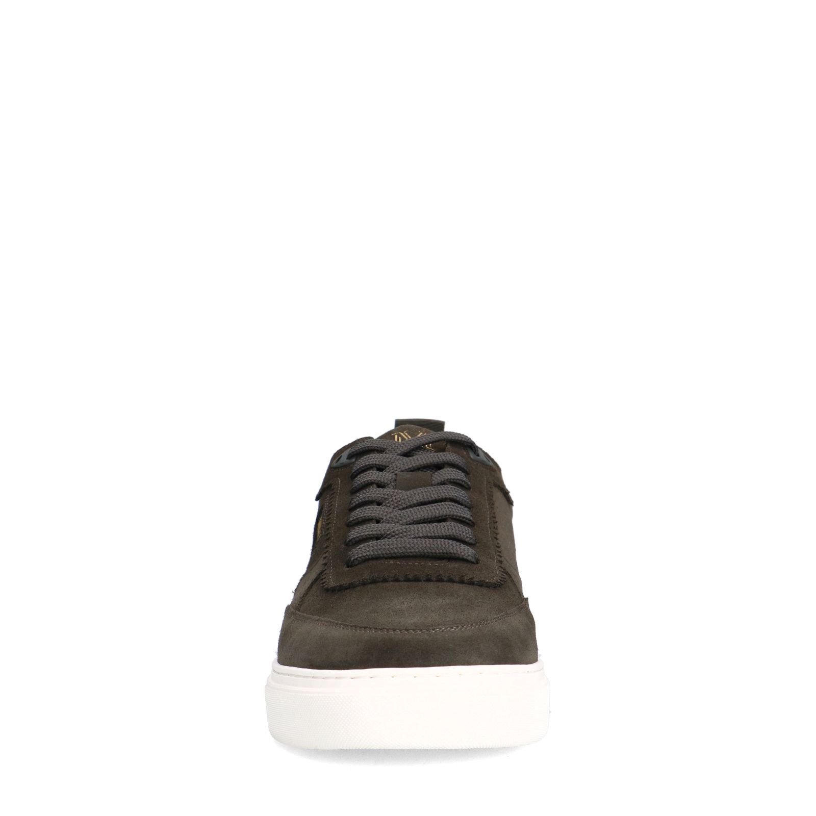 Donkergroene suède sneakers