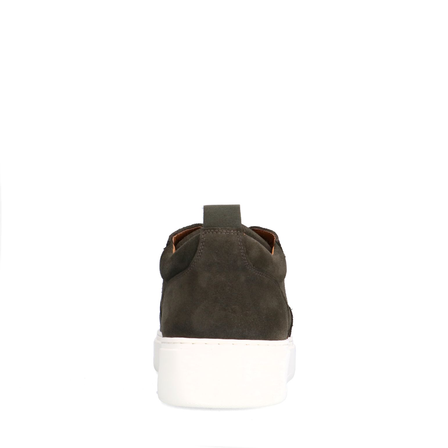 Donkergroene suède sneakers