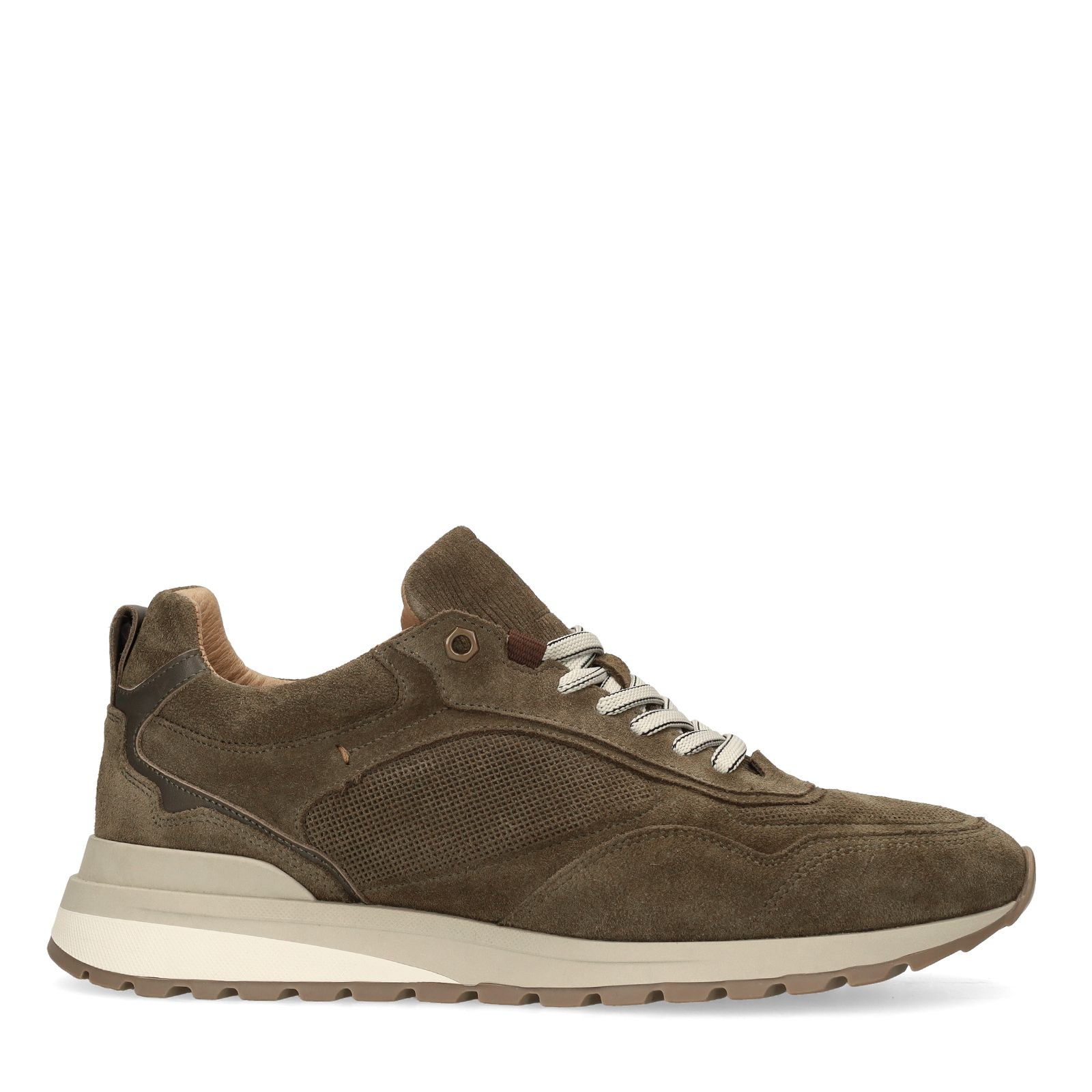 Groene suède sneakers