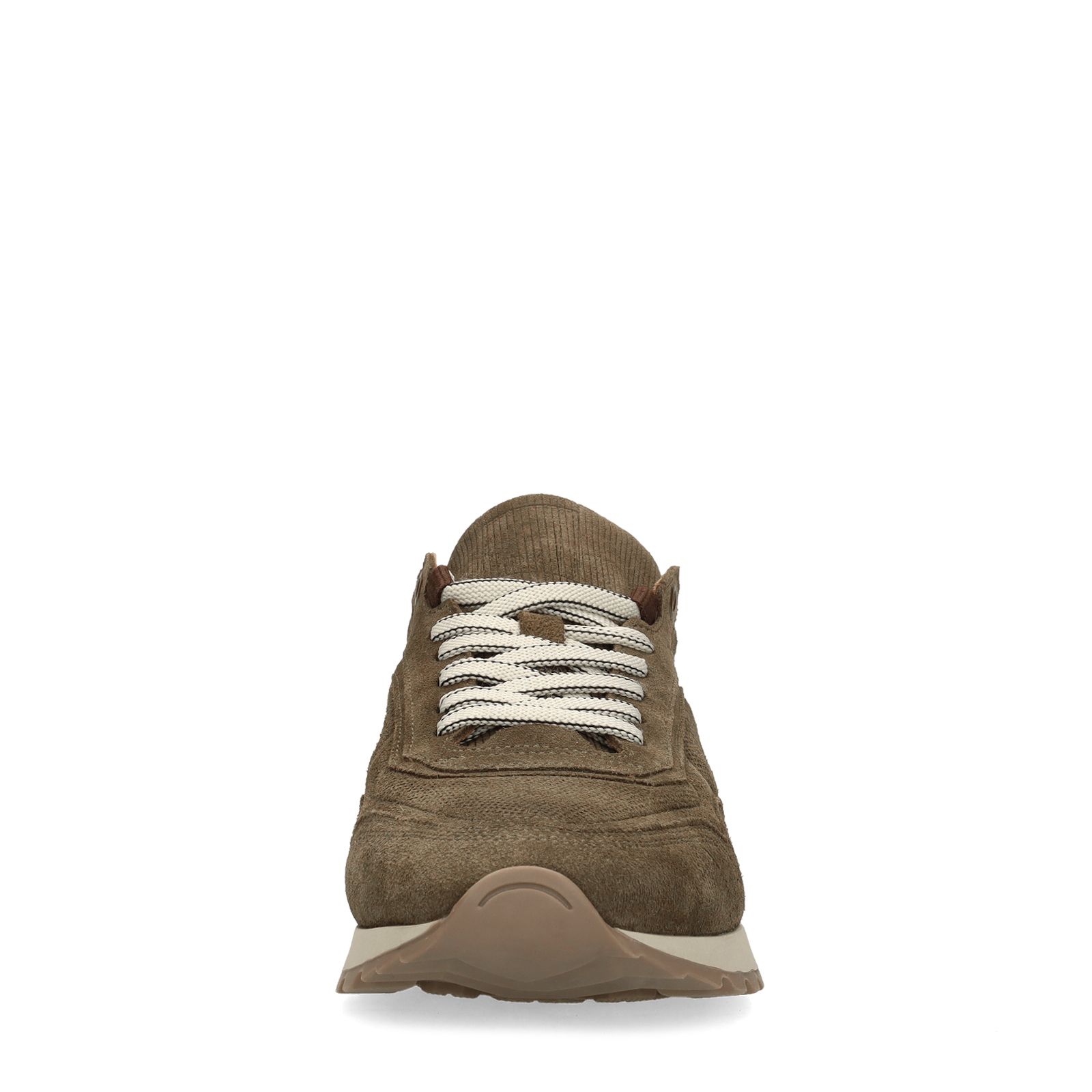 Groene suède sneakers