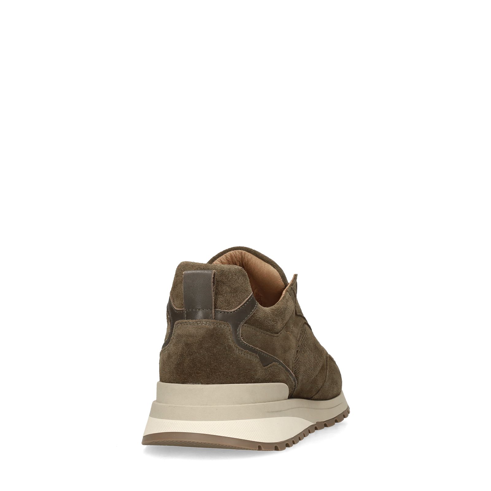 Groene suède sneakers