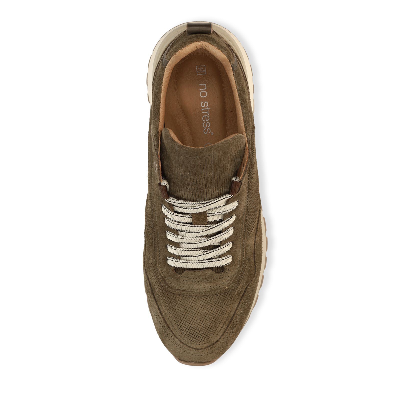 Groene suède sneakers
