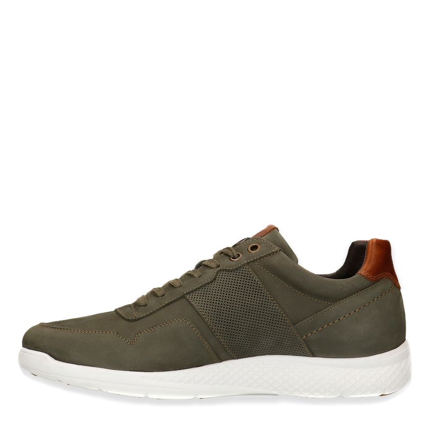 Groene nubuck sneakers