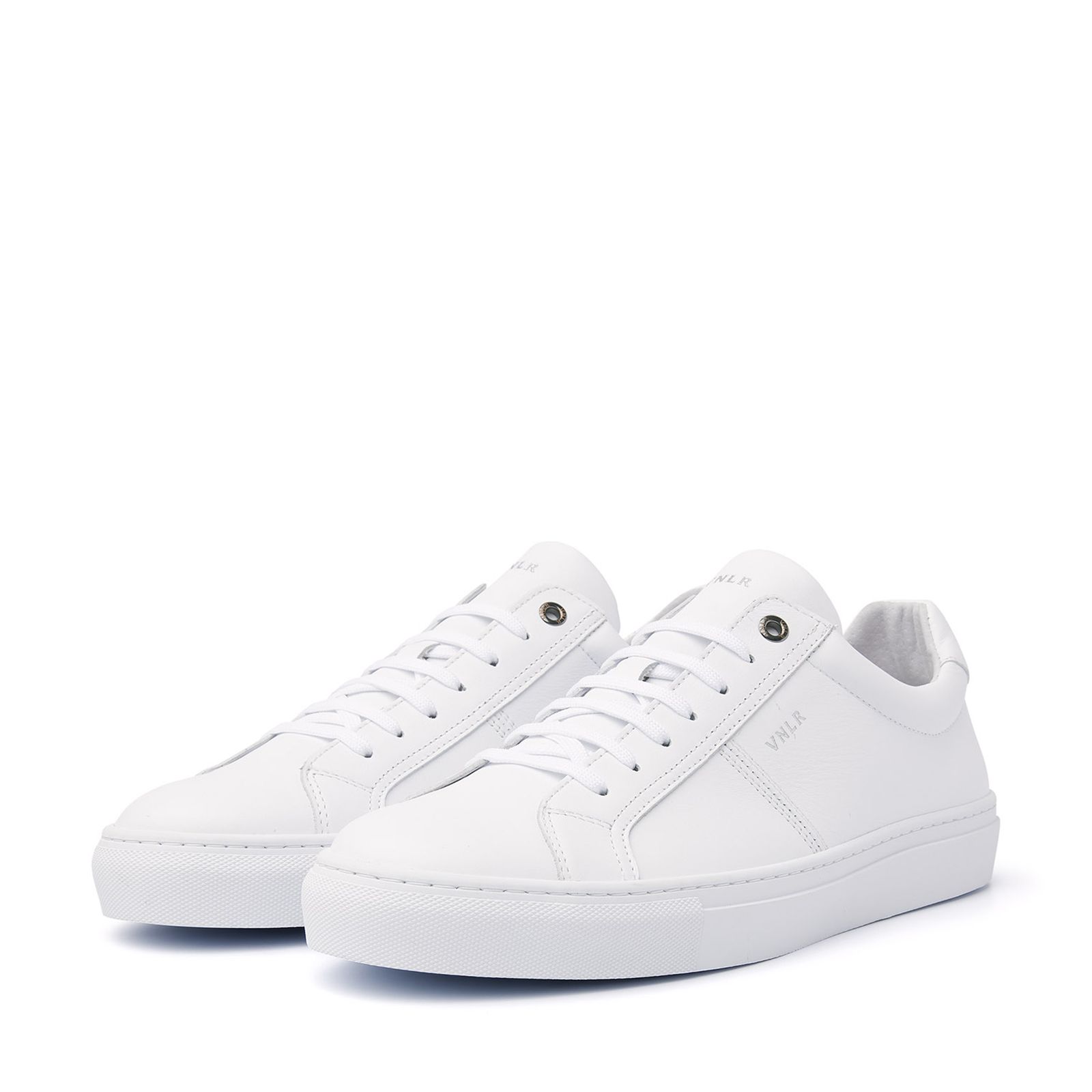 Witte leren sneakers