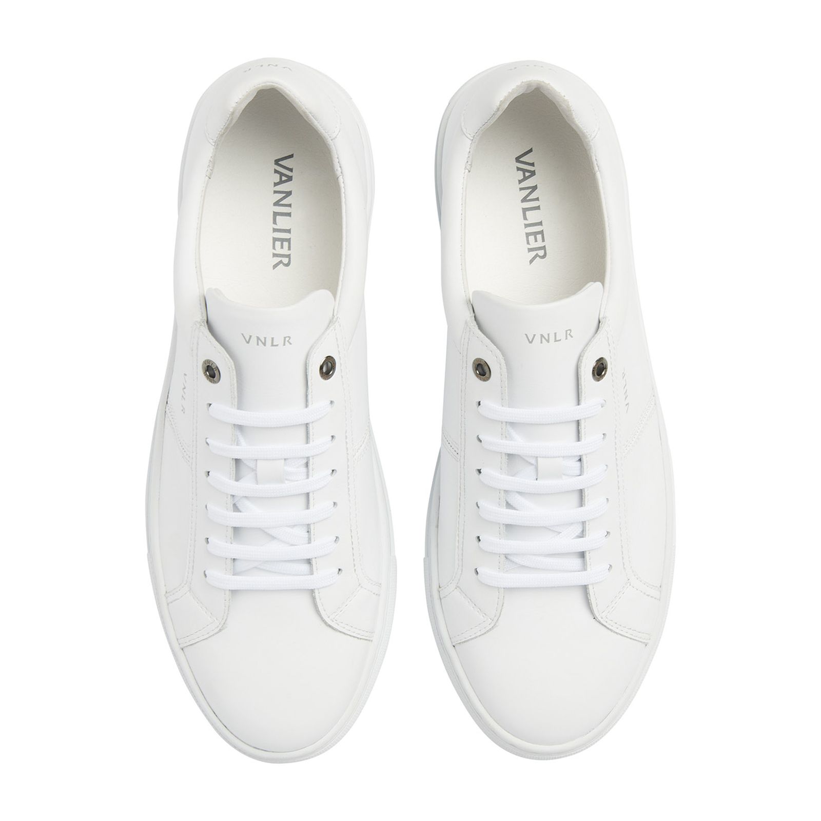Witte Novara leren sneakers